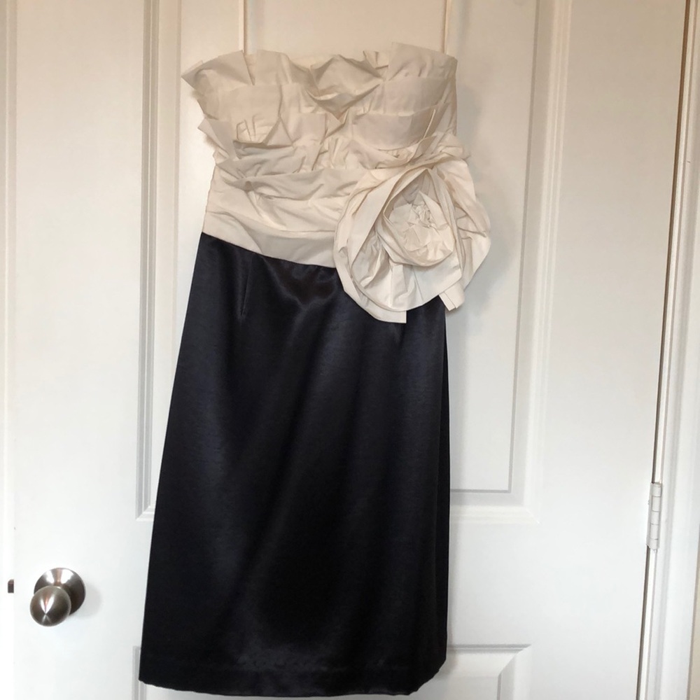 Black and white dress